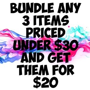 BUNDLE SALE!!!